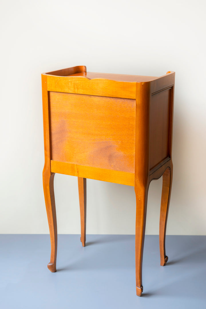 Vintage French Wooden Cabinet With Drawer