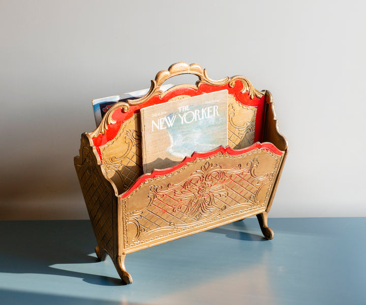 Florentine Italian Magazine Rack