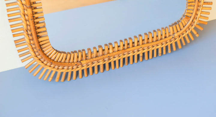 Franco Albini Bamboo Mirror, 1960s Design