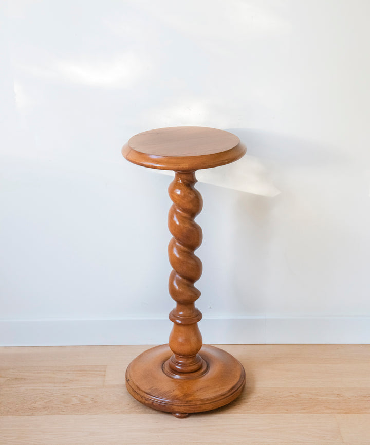 Antique Barley Twist Plant Stand