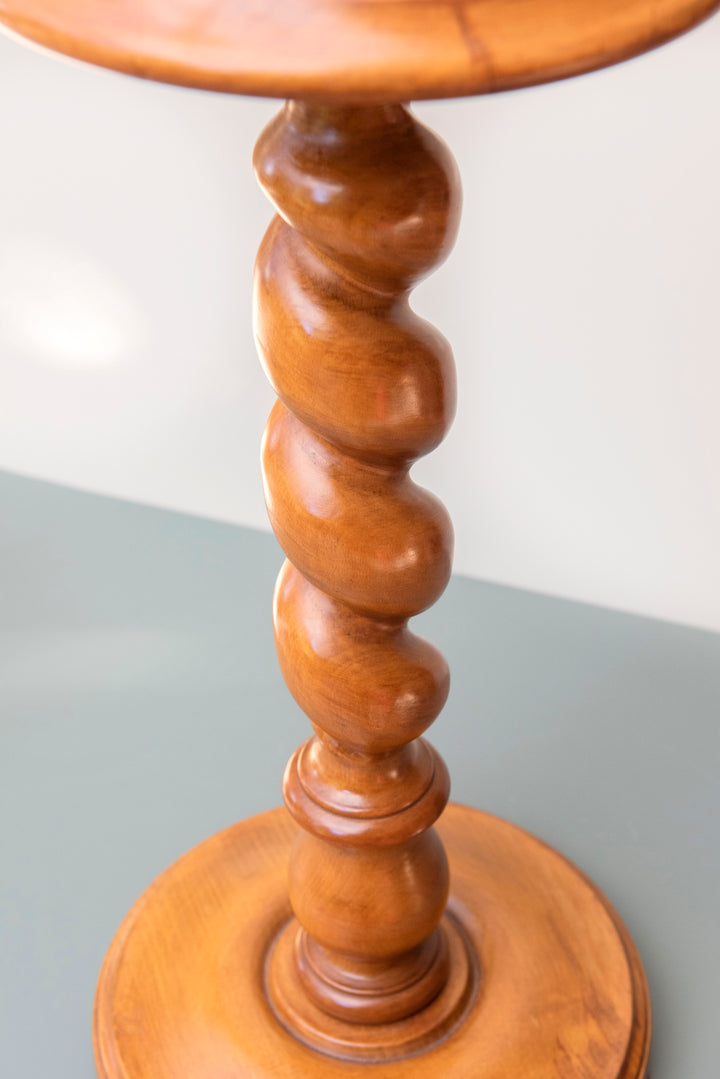 Antique Barley Twist Plant Stand