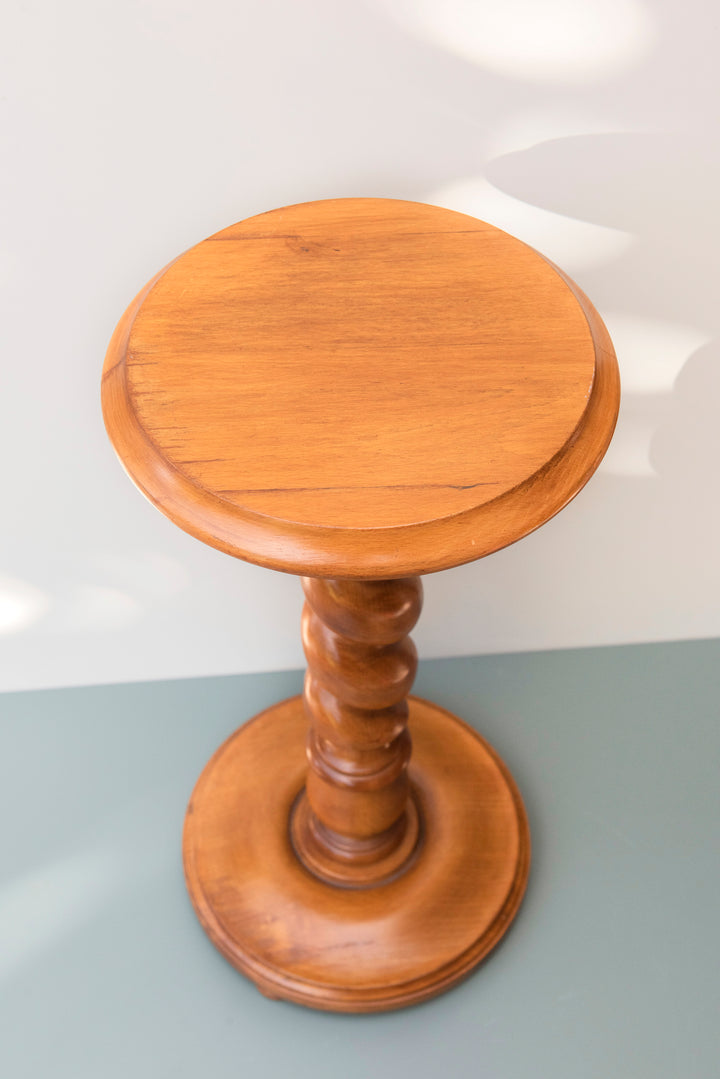 Antique Barley Twist Plant Stand
