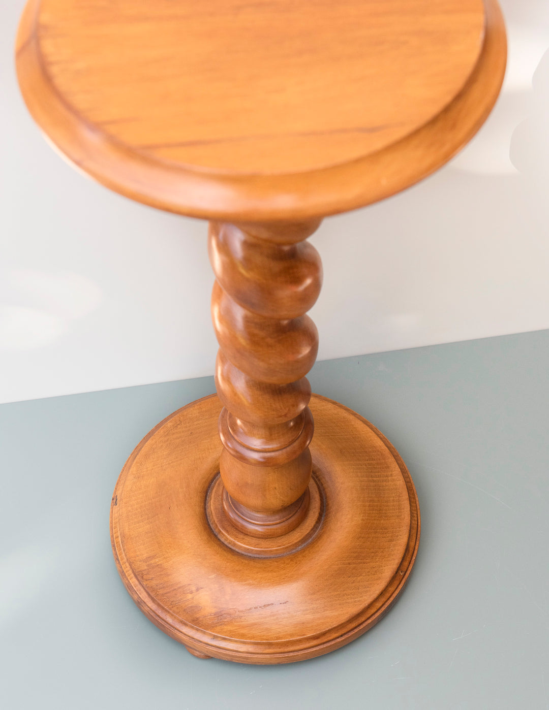 Antique Barley Twist Plant Stand