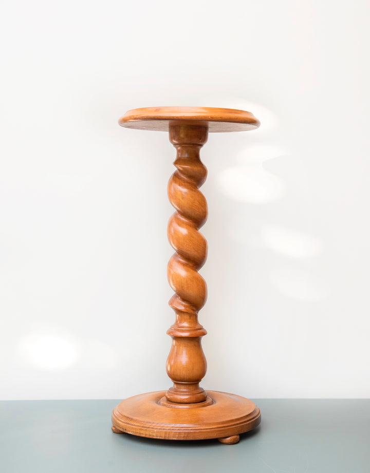 Antique Barley Twist Plant Stand