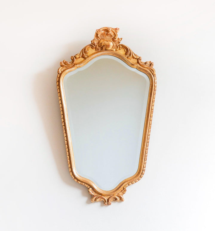 Vintage Ornate Gilt Wall Mirror – Rococo Revival