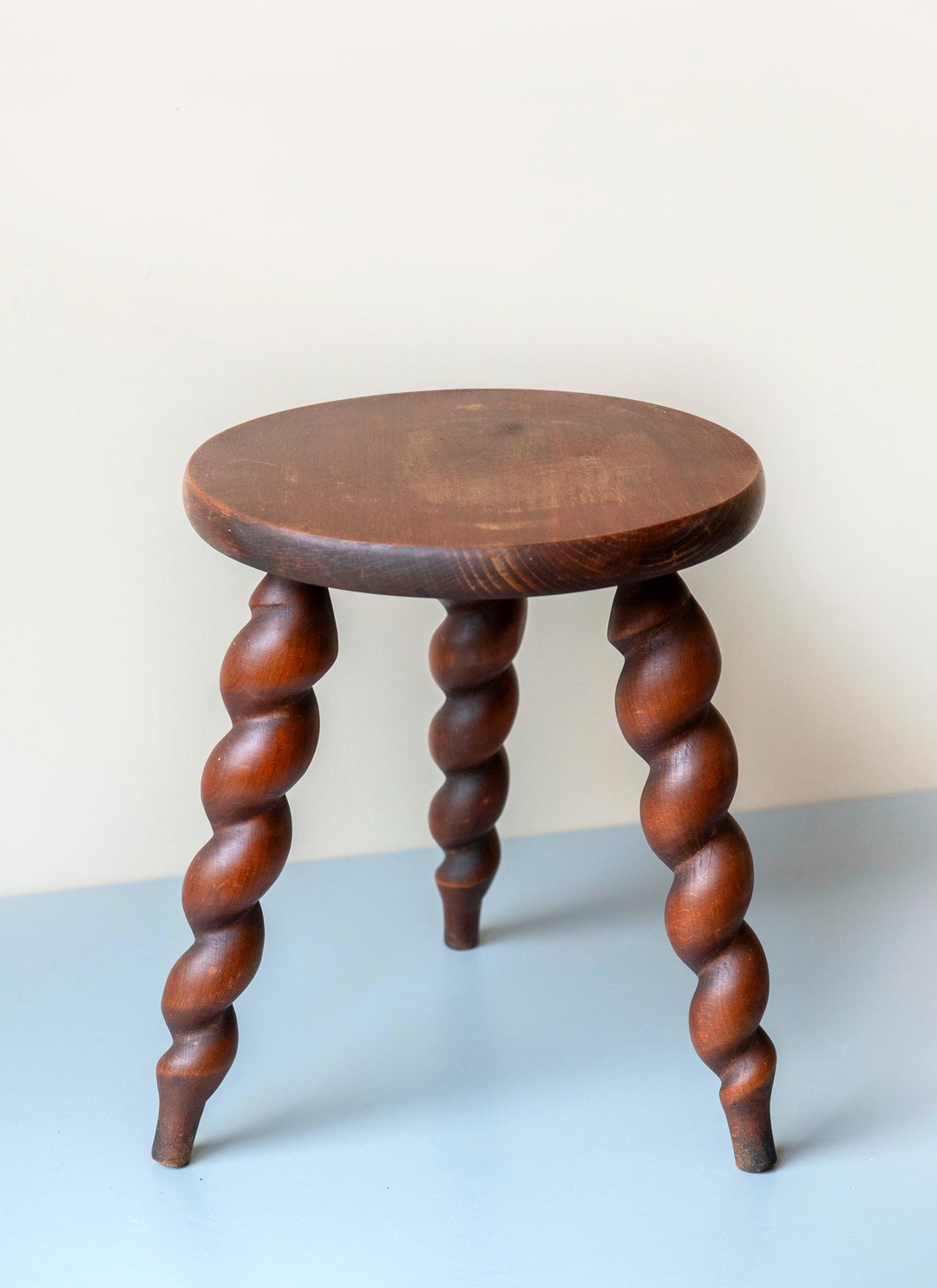 Vintage French Barley Twist Stool