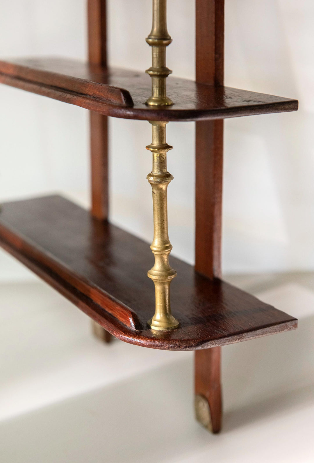Antique Oak Victorian Wall Shelf - 19th Century