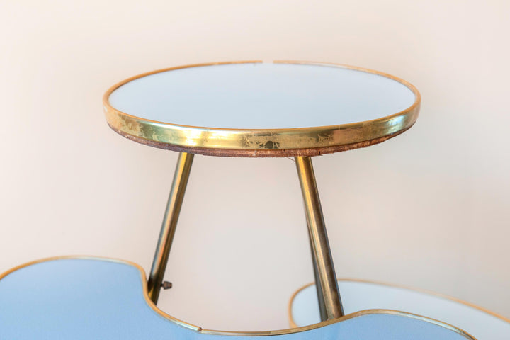 Vintage Tiered Plant Stand - Brass Mid Century Table