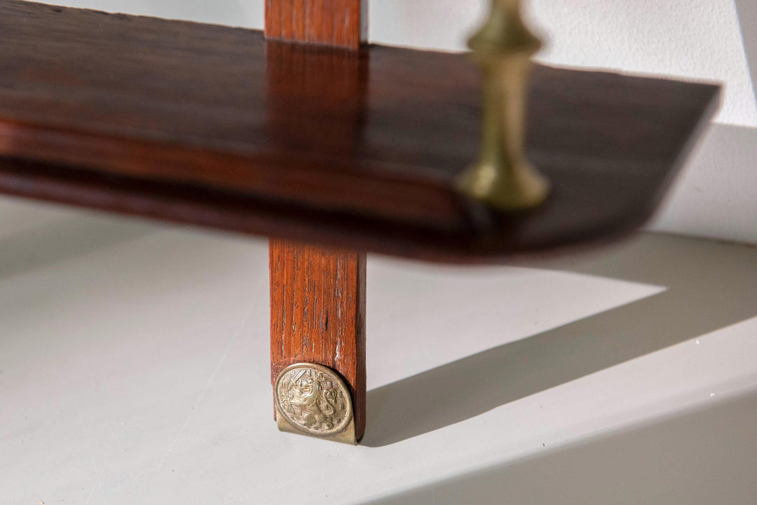 Antique Oak Victorian Wall Shelf - 19th Century