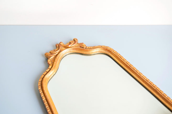 Vintage Ornate Gilt Wall Mirror – Rococo Revival