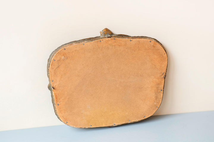 Vintage Faux Tortoiseshell Wall Mirror - French Louis XV Style