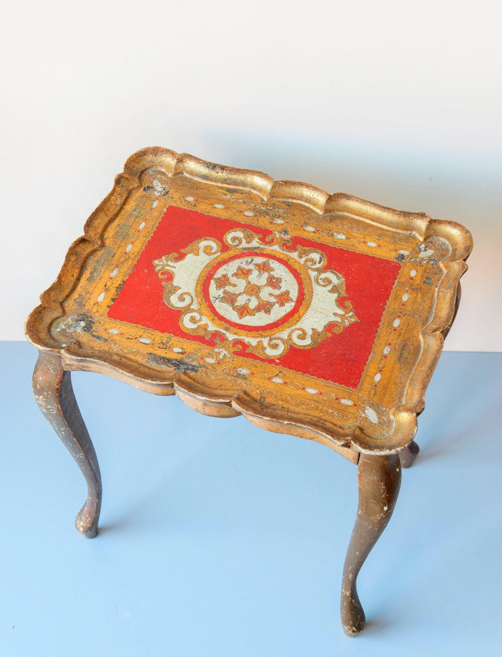 Florentine Giltwood Side Table, 1960s