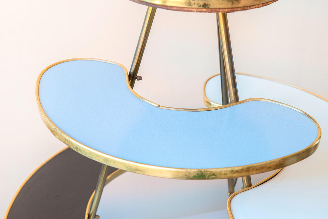 Vintage Tiered Plant Stand - Brass Mid Century Table
