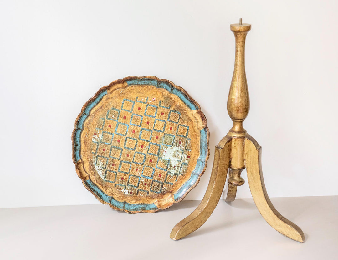 Vintage Italian Florentine Wine Table