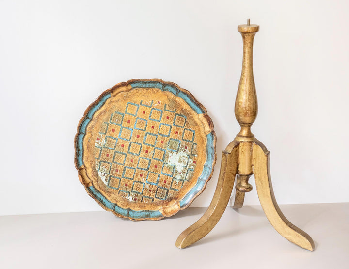 Vintage Italian Florentine Wine Table