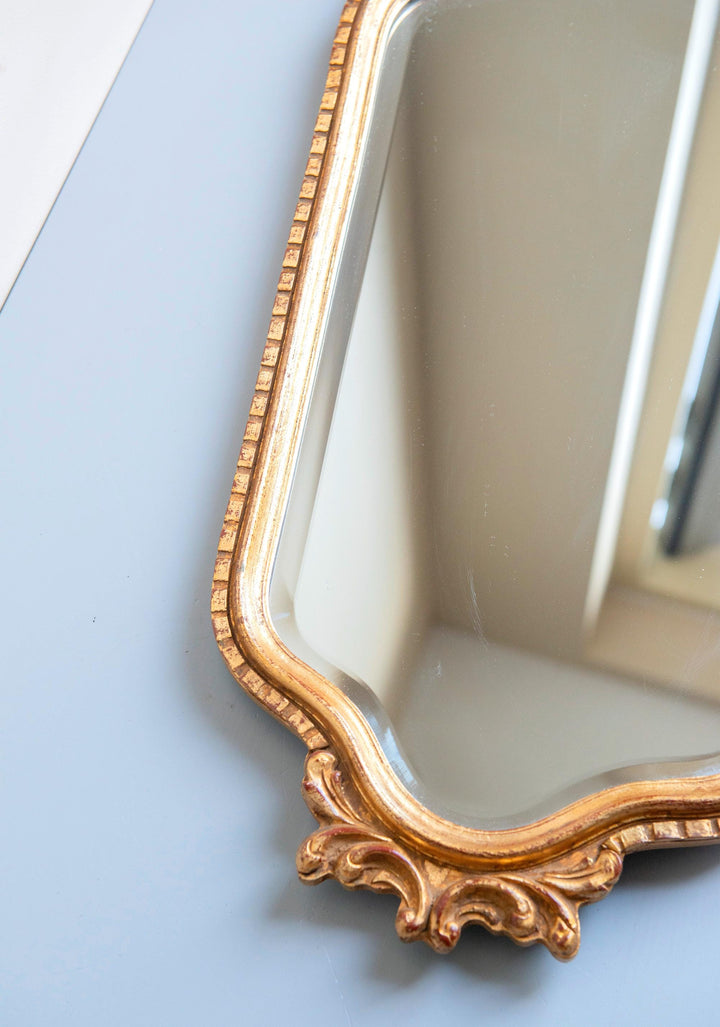 Vintage Ornate Gilt Wall Mirror – Rococo Revival