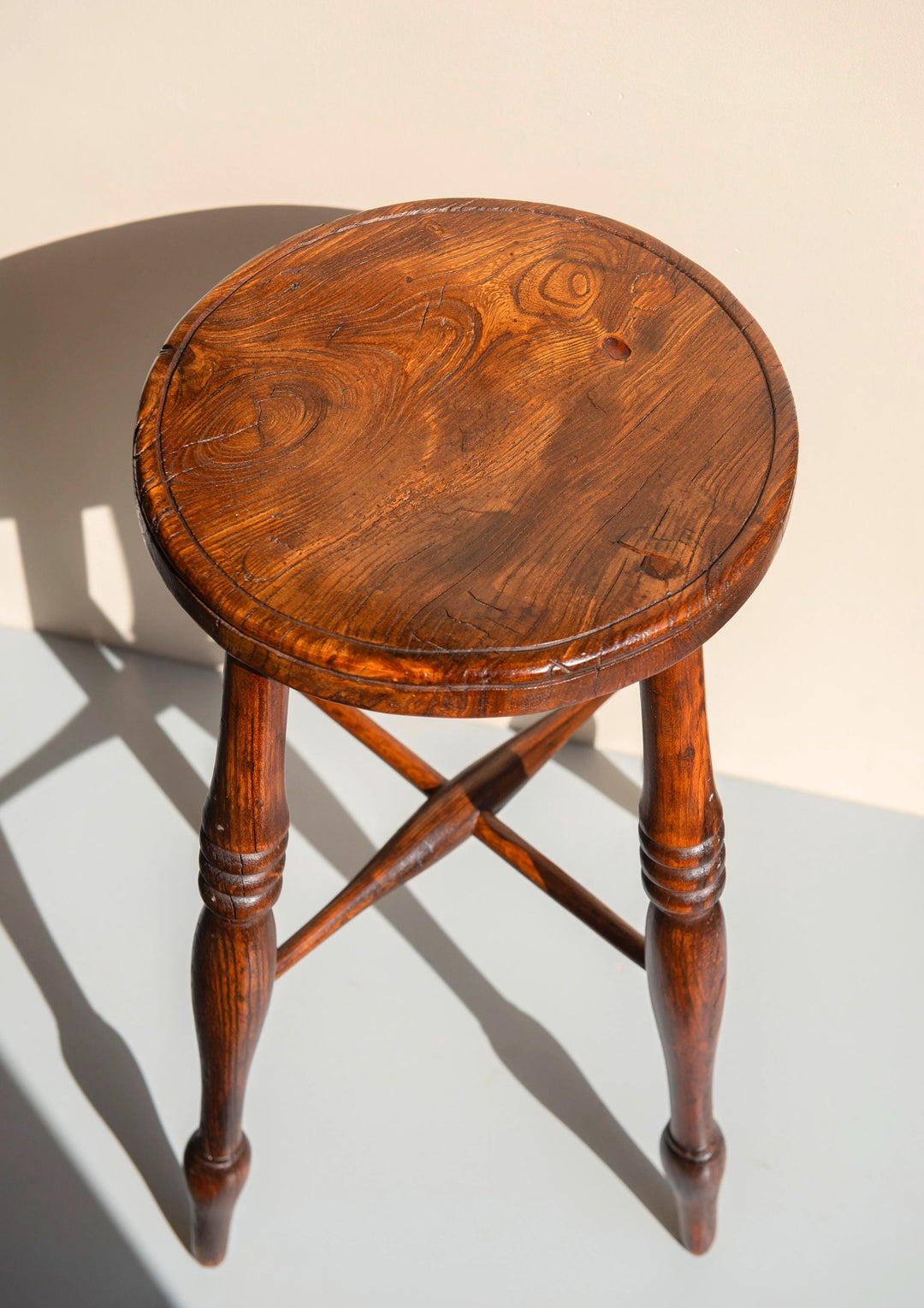 19th Century English Windsor Plant Stool