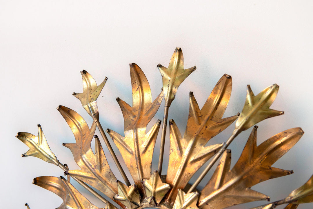 Italian Sunburst Ceiling Lamp, 1960s