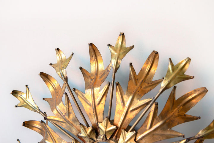 Italian Sunburst Ceiling Lamp, 1960s