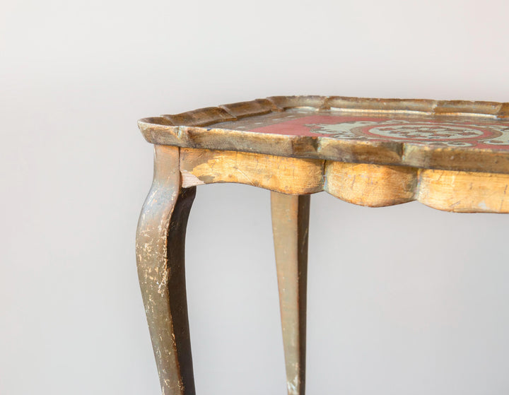 Florentine Giltwood Side Table, 1960s