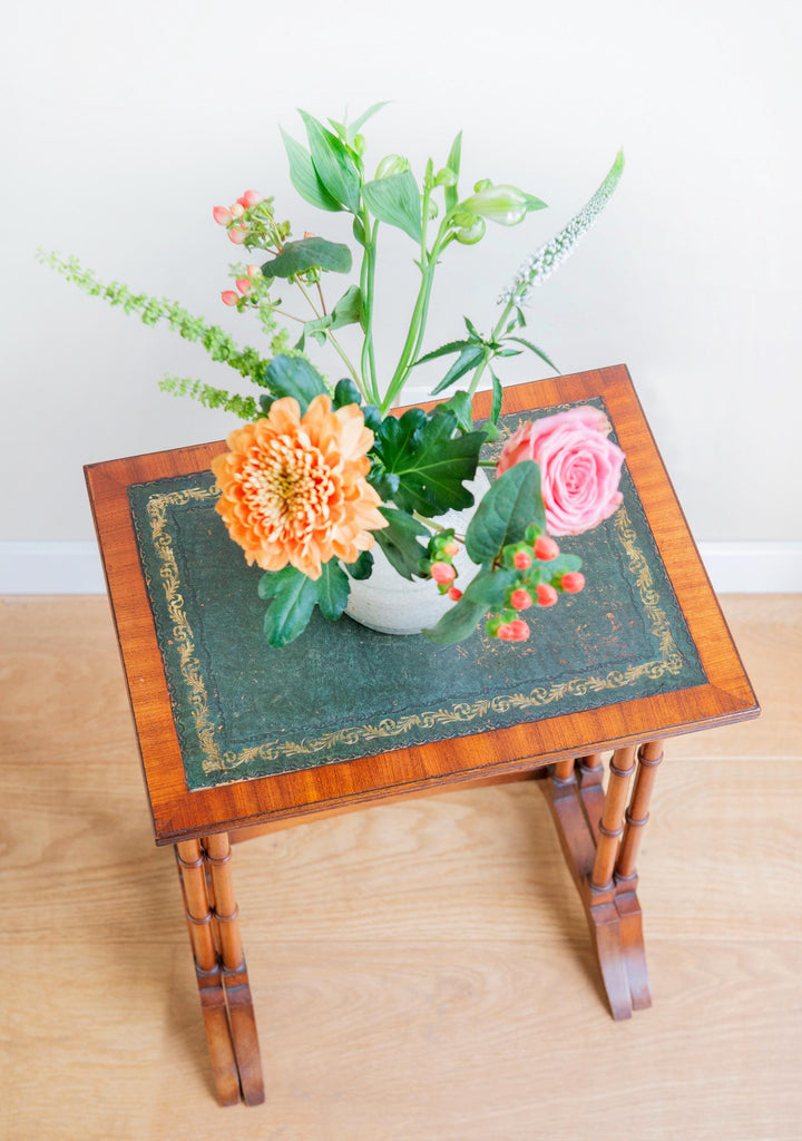 Edwardian Faux Bamboo Nesting Tables