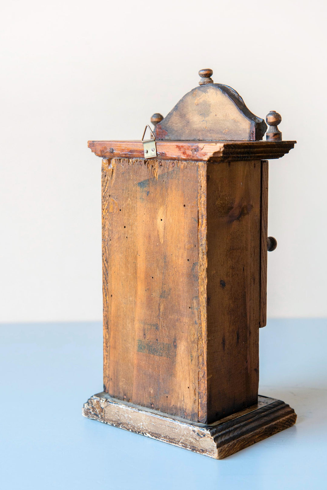 Antique Miniature Mirror Cabinet – 19th Century Folk Art
