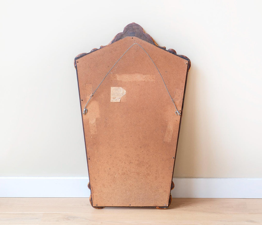 Ornate Vintage Wall Mirror - Beveled Glass