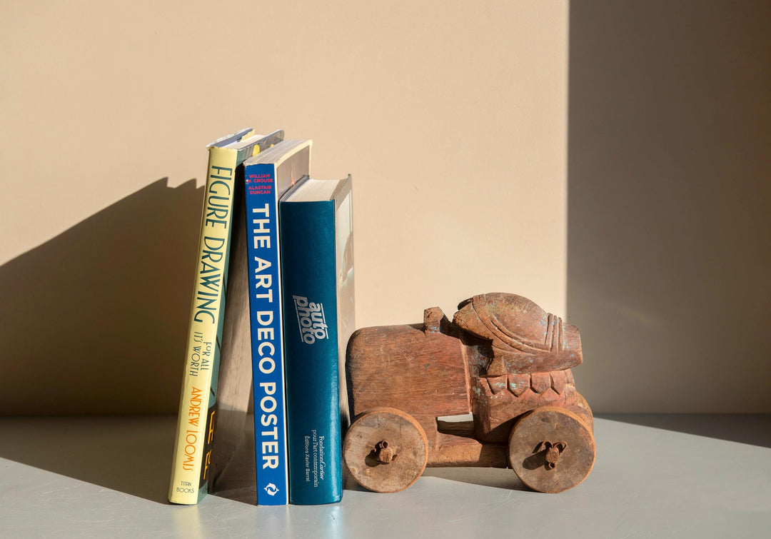 Antique Indian Nandi Bull on Wheels
