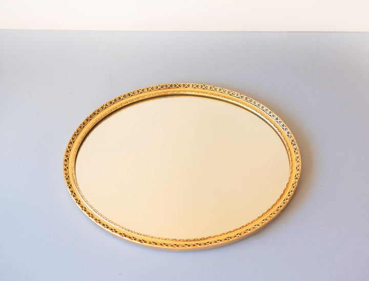 Dutch Louis XVI Style Ornate Wall Mirror, 1960s