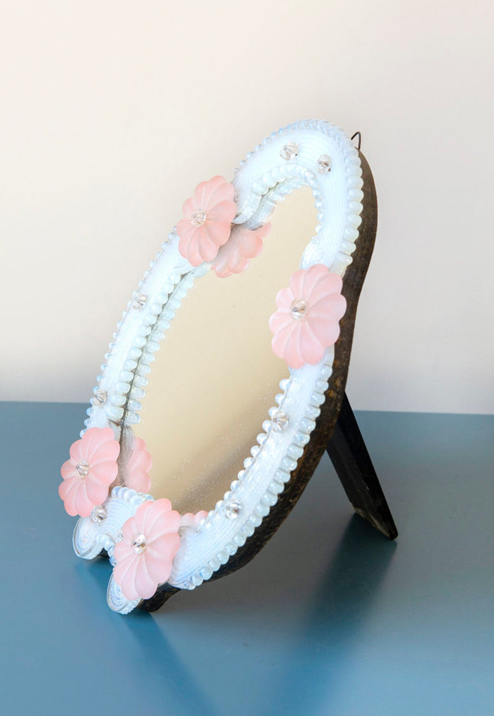 Vintage Murano Glass Table Mirror, 1950s