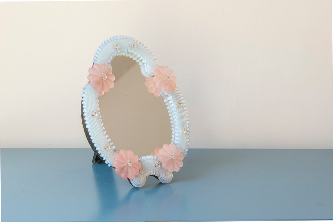 Vintage Murano Glass Table Mirror, 1950s