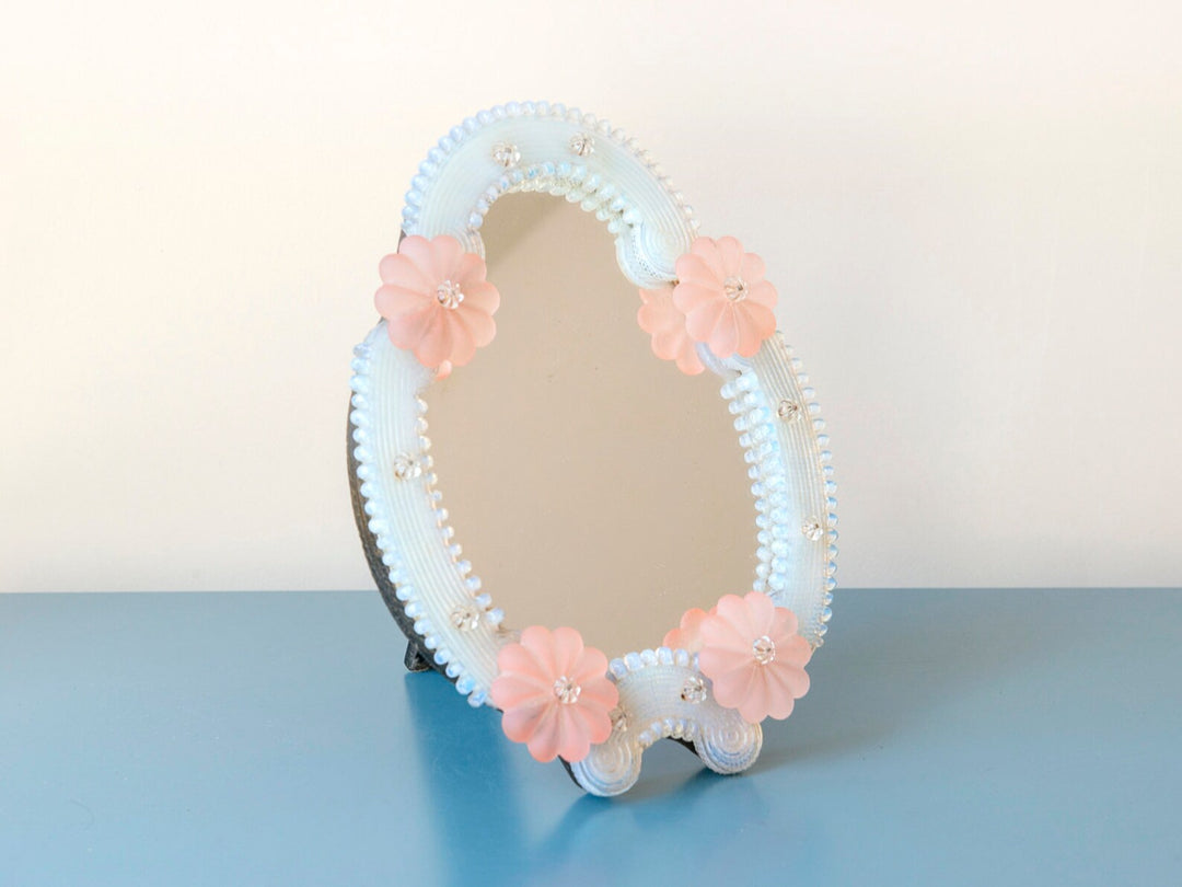 Vintage Murano Glass Table Mirror, 1950s