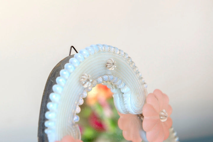 Vintage Murano Glass Table Mirror, 1950s
