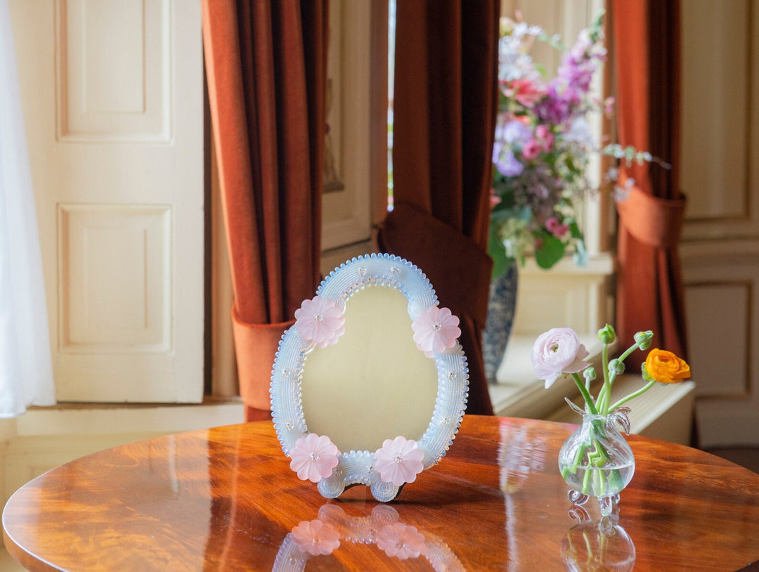 Vintage Murano Glass Table Mirror, 1950s