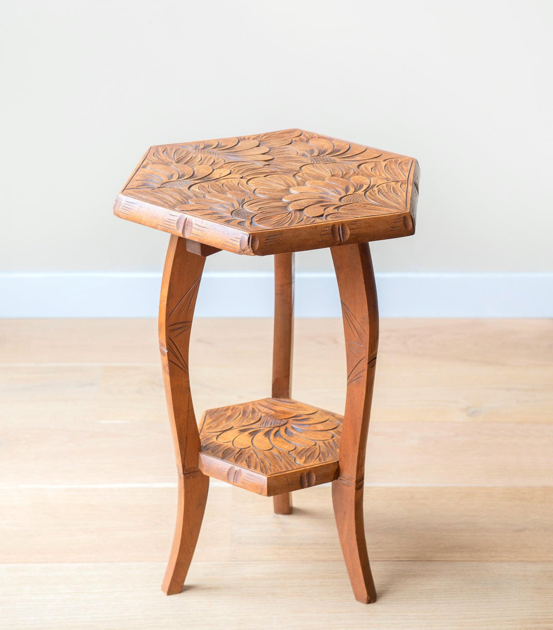 Antique Japanese Hexagon Side Table, Liberty & Co
