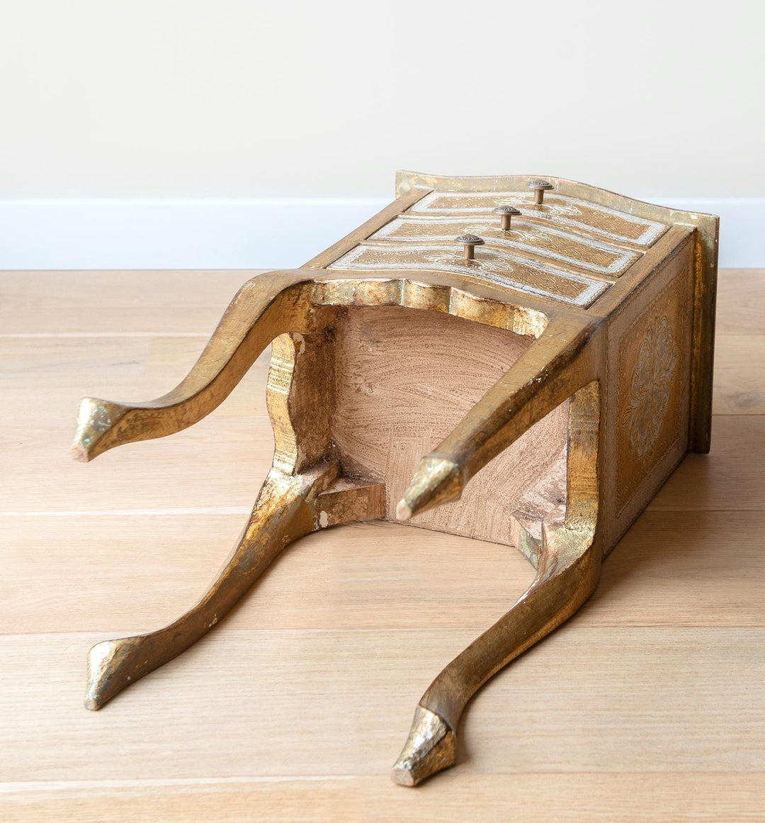 Italian Chest With Three Drawers, Baroque Style