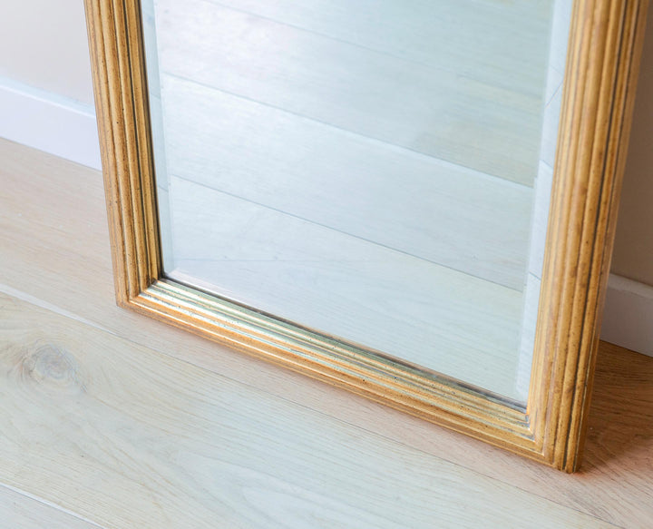 Tall Hollywood Regency Golden Arch Mirror, Deknudt