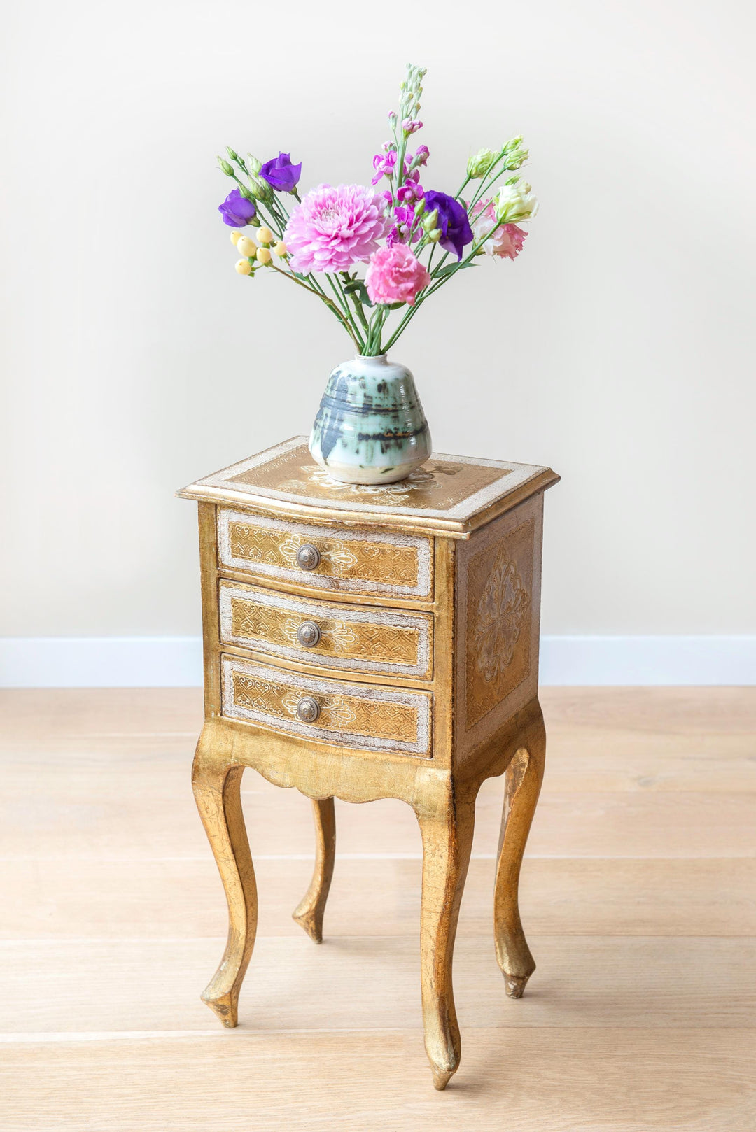 Italian Chest With Three Drawers, Baroque Style