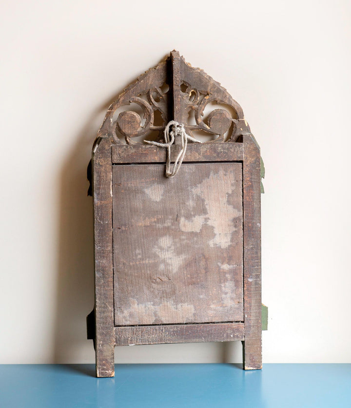 Antique Gold French Bridal Mirror, 19th Century
