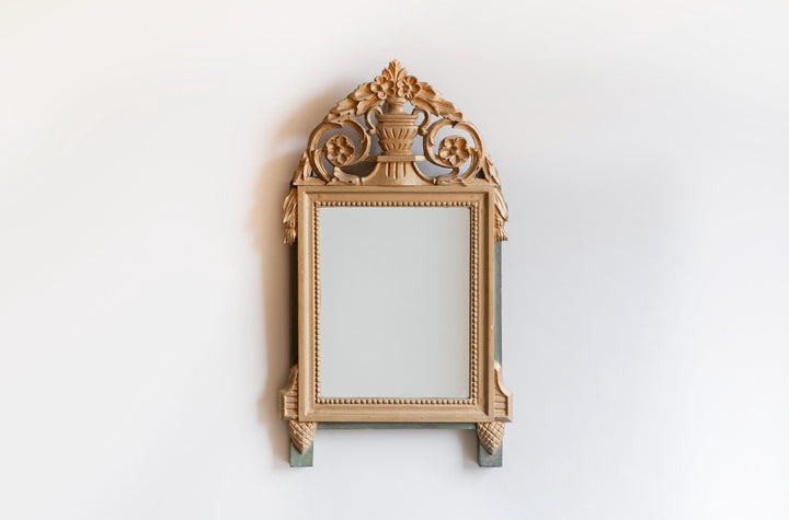 Antique Gold French Bridal Mirror, 19th Century