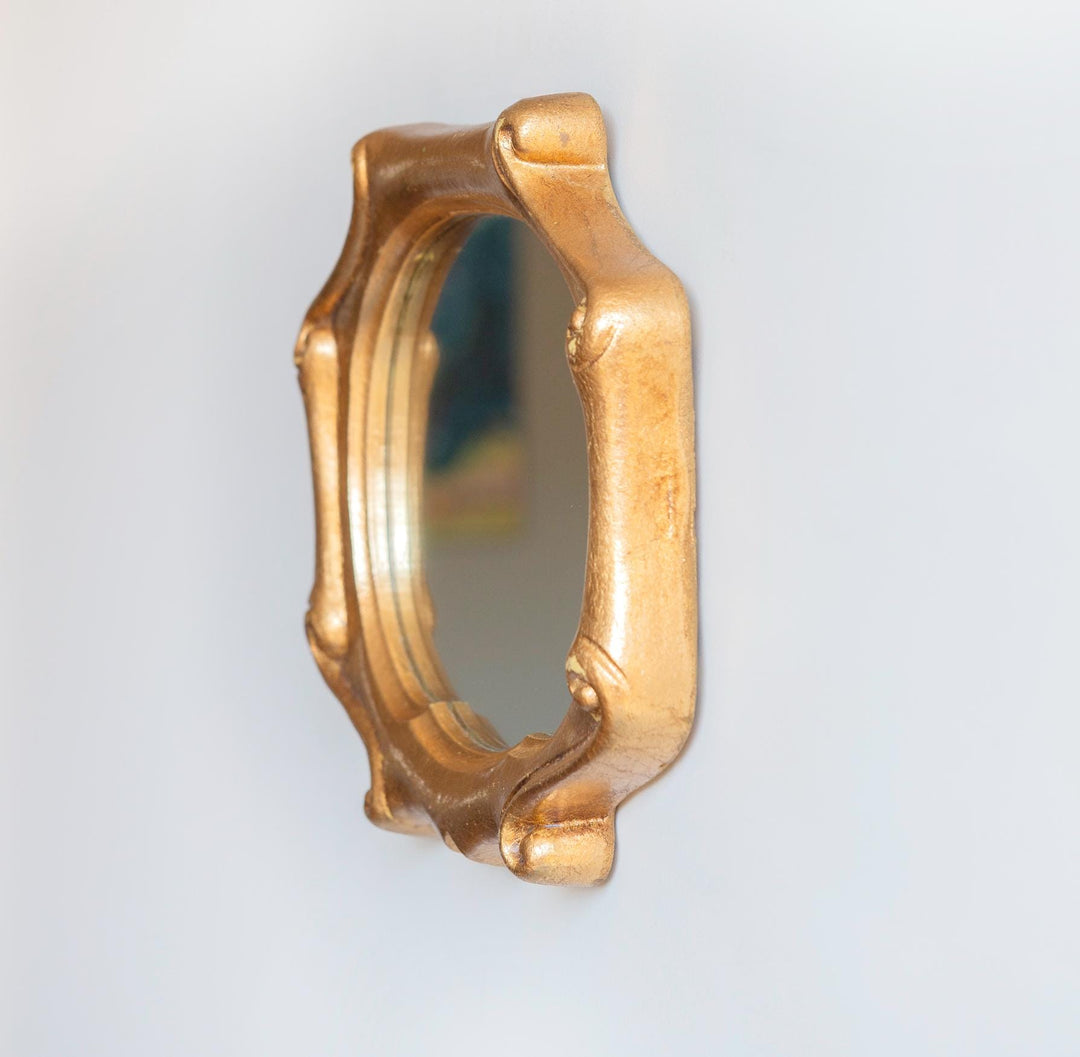 Baroque Florentine Mirror, Gold Leaf Frame
