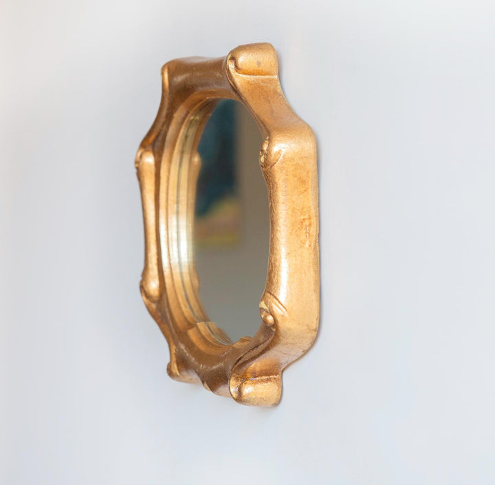 Baroque Florentine Mirror, Gold Leaf Frame