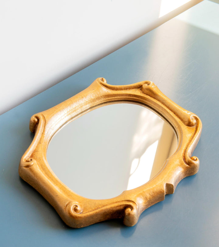 Baroque Florentine Mirror, Gold Leaf Frame