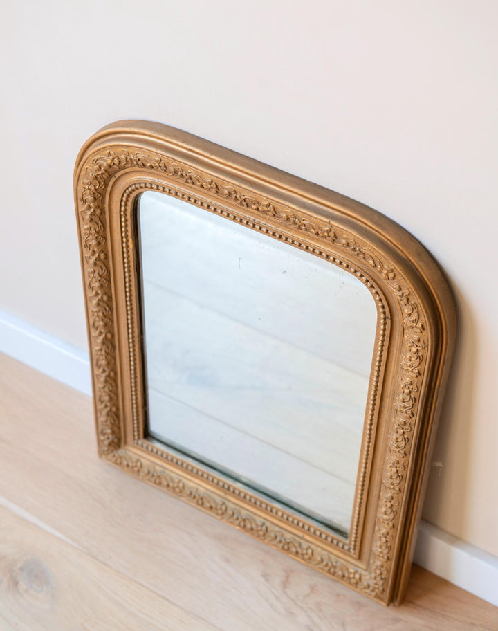 French Antique Gold Arch Mirror, Louis Philippe Mirror