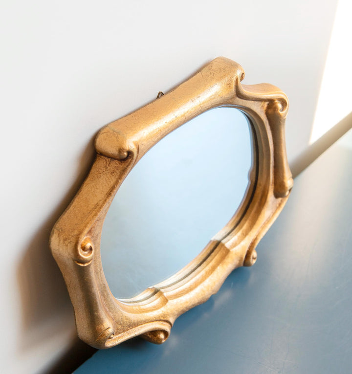 Baroque Florentine Mirror, Gold Leaf Frame
