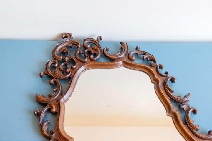 Large Hand Carved Ornate Mirror