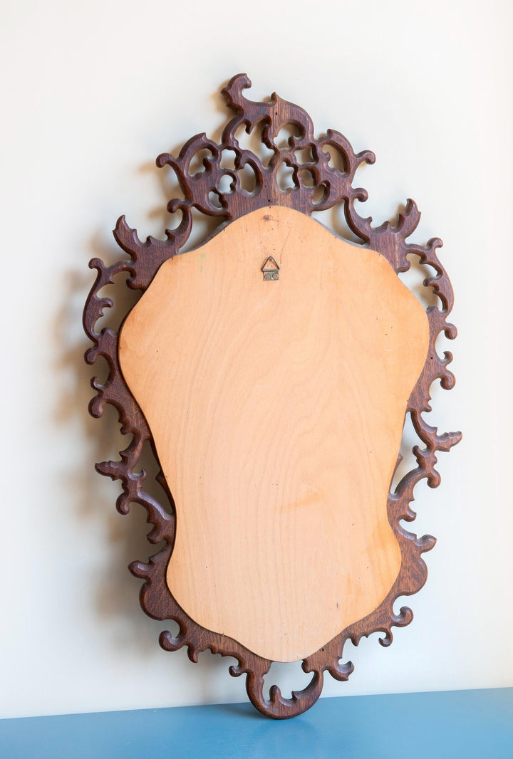 Large Hand Carved Ornate Mirror