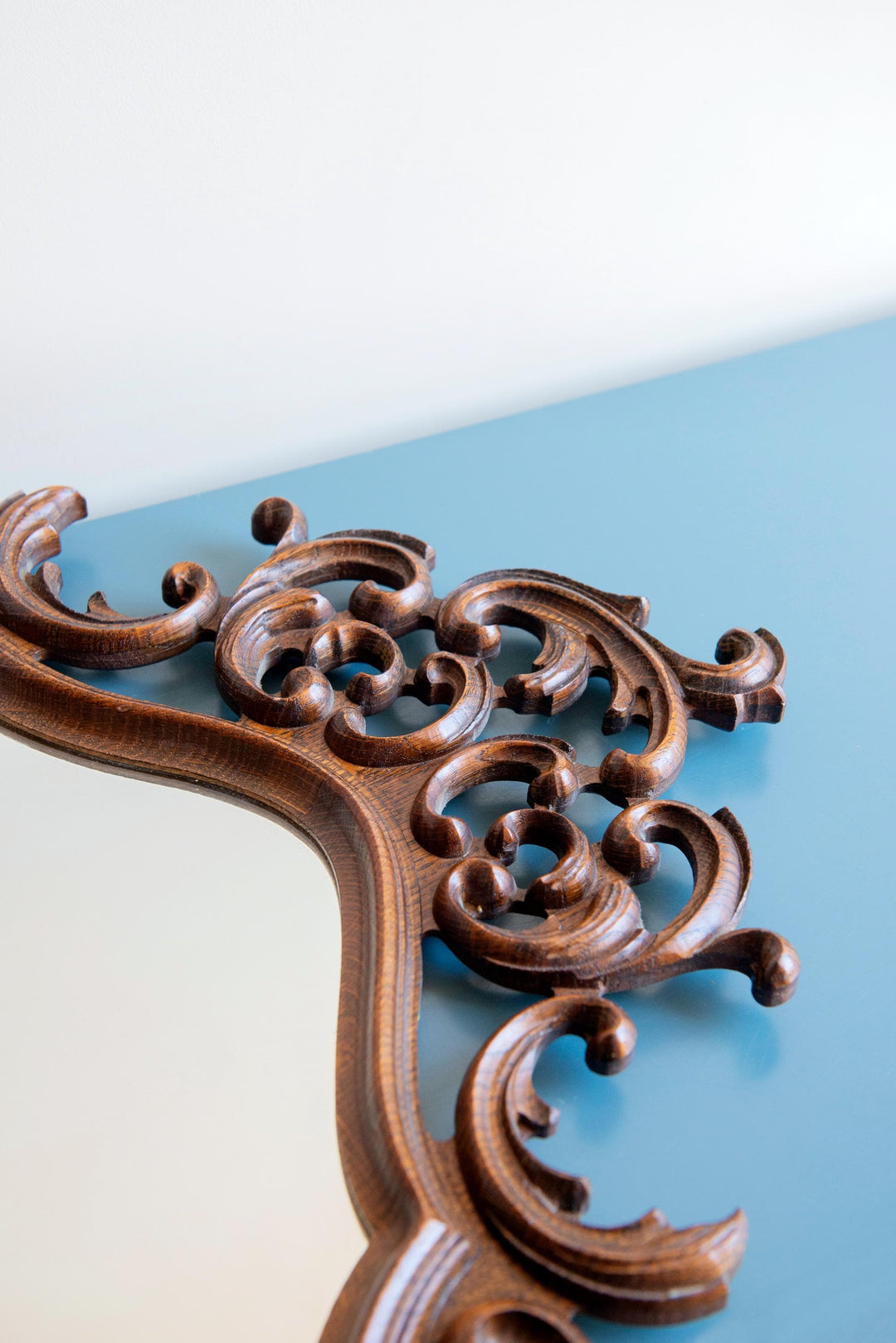 Large Hand Carved Ornate Mirror
