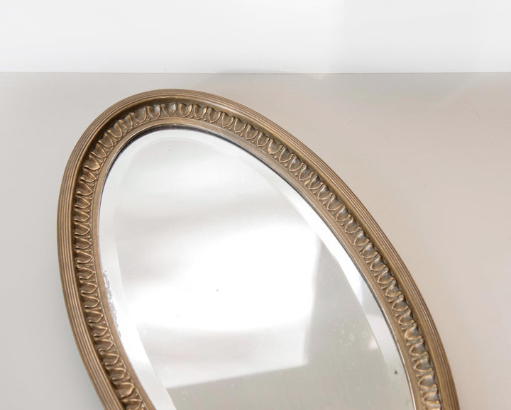 Antique French Art Deco Wall Mirror - Beveled Glass