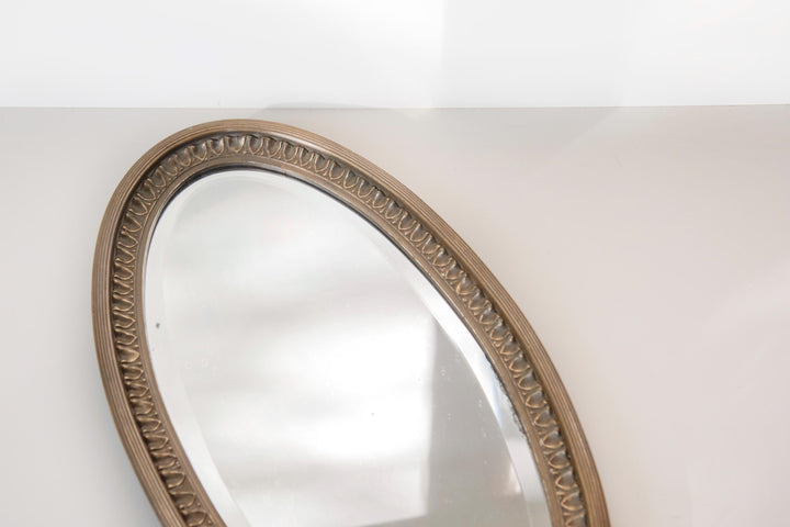 Antique French Art Deco Wall Mirror - Beveled Glass